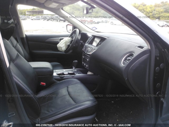 5N1DR2MNXJC609326 - 2018 NISSAN PATHFINDER S/SV/SL/PLATINUM BLACK photo 5