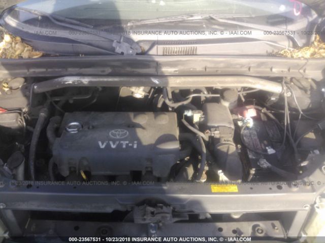 JTLKT324450216477 - 2005 TOYOTA SCION XB Қара фото 10