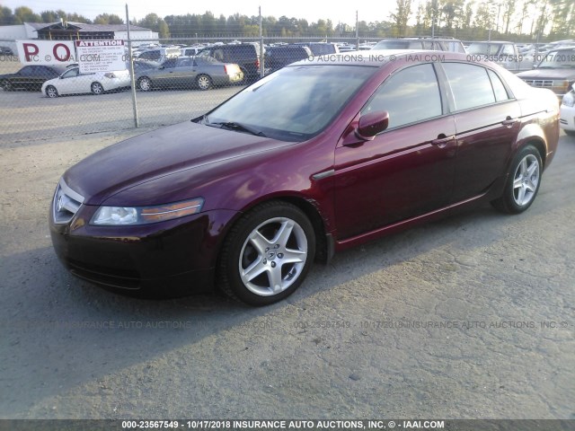 19UUA66256A024146 - 2006 ACURA 3.2TL BURGUNDY photo 6