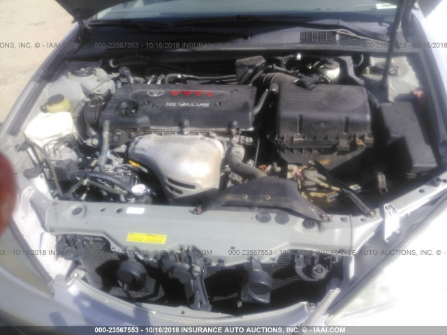 4T1BE32K34U357385 - 2004 TOYOTA CAMRY LE/XLE/SE 银色 照片 10