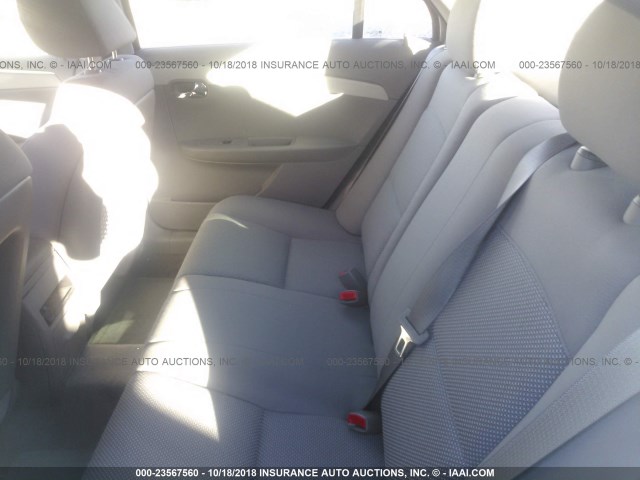 1G1ZA5EU7CF293953 - 2012 CHEVROLET MALIBU LS ვერცხლისფერი ფოტო 8