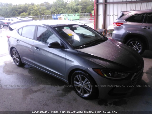 5NPD84LF4JH358367 - 2018 HYUNDAI ELANTRA SEL/VALUE/LIMITED 灰色 照片 1