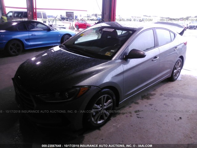 5NPD84LF4JH358367 - 2018 HYUNDAI ELANTRA SEL/VALUE/LIMITED 灰色 照片 2