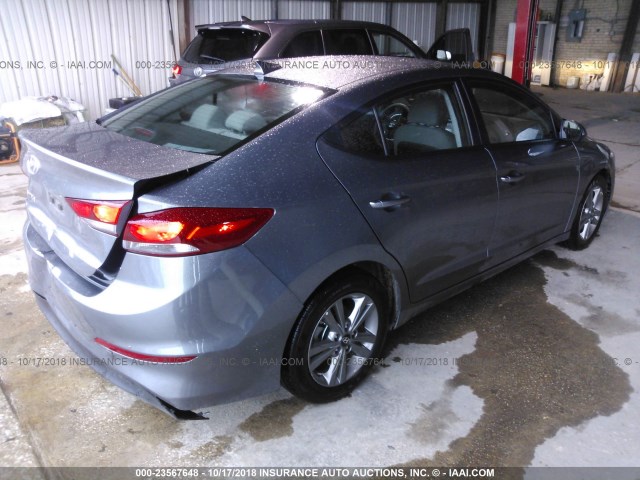 5NPD84LF4JH358367 - 2018 HYUNDAI ELANTRA SEL/VALUE/LIMITED 灰色 照片 4