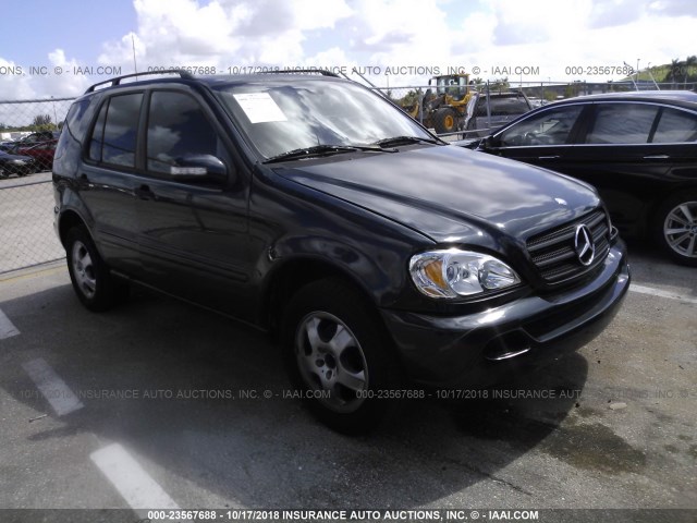 4JGAB57E85A535118 - 2005 MERCEDES-BENZ ML 350 GRAY photo 1