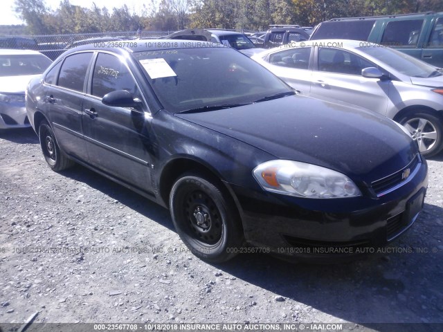 2G1WS55R779418735 - 2007 CHEVROLET IMPALA POLICE BLACK photo 1