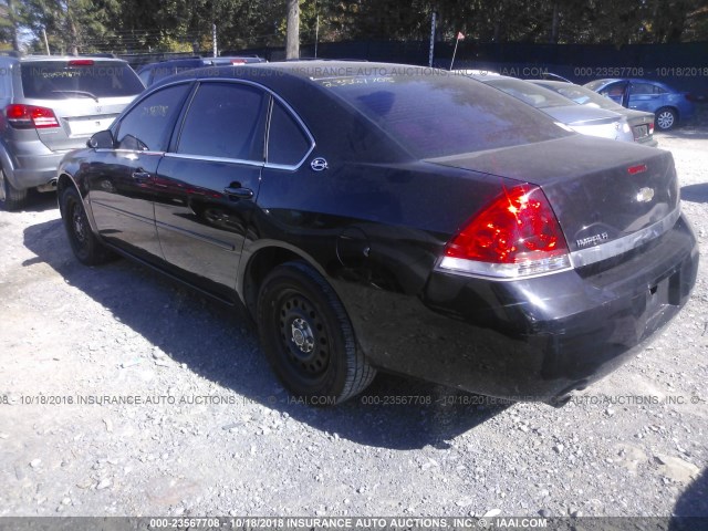 2G1WS55R779418735 - 2007 CHEVROLET IMPALA POLICE BLACK photo 3