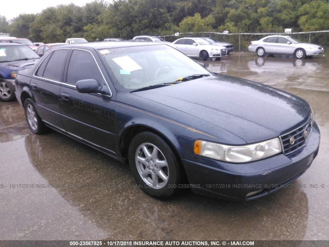 1G6KY5497YU187882 - 2000 CADILLAC SEVILLE STS BLUE photo 1