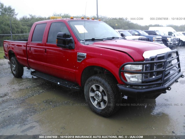 1FTWW3BR7AEB12045 - 2010 FORD F350 SUPER DUTY RED photo 1