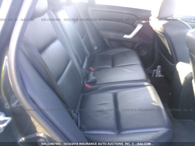 5J8TB18507A001460 - 2007 ACURA RDX TECHNOLOGY GRAY photo 8