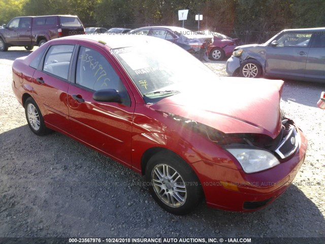 1FAFP34NX7W311154 - 2007 FORD FOCUS ZX4/S/SE/SES 红色 照片 1