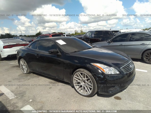 JNKCV66EX9M723072 - 2009 INFINITI G37 SPORT BLACK photo 1