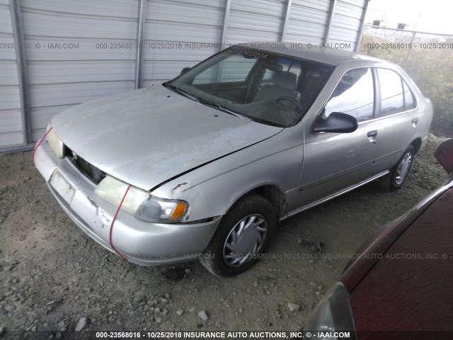 1N4AB41D5VC713821 - 1997 NISSAN SENTRA XE/GXE/GLE/BASE SILVER photo 2