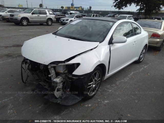 JTKDE167250044868 - 2005 TOYOTA SCION TC 白色 照片 2