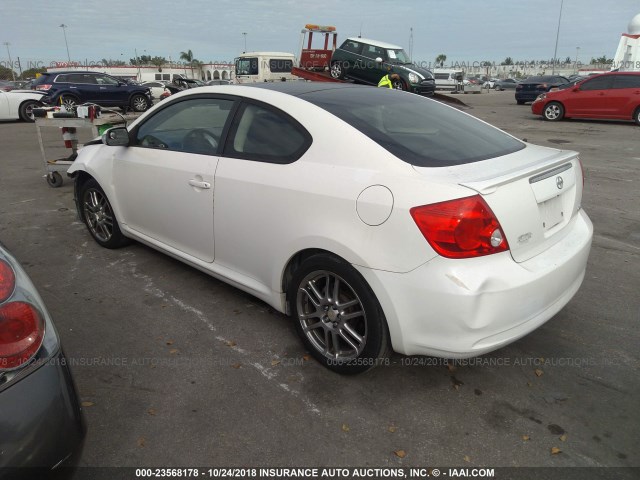 JTKDE167250044868 - 2005 TOYOTA SCION TC 白色 照片 3