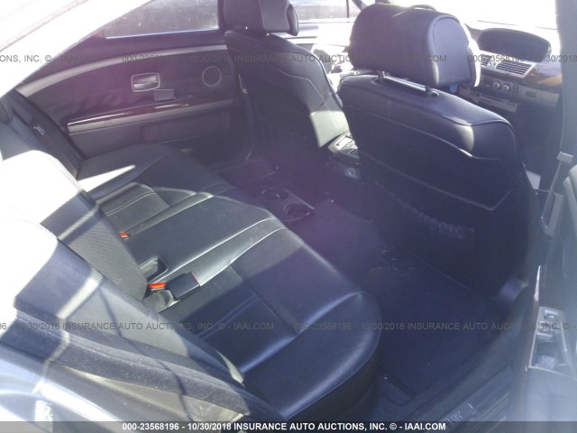 WBAHN83577DT66161 - 2007 BMW 750 GRAY photo 8