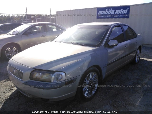 YV1TS94DXY1094669 - 2000 VOLVO S80 GOLD photo 2