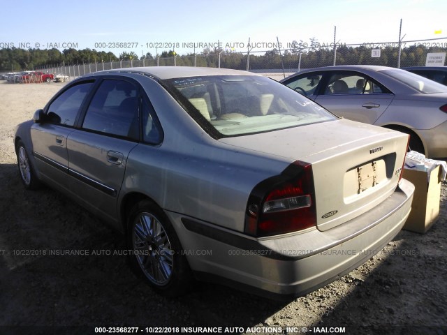 YV1TS94DXY1094669 - 2000 VOLVO S80 GOLD photo 3