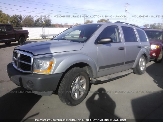 1D4HB38N65F569702 - 2005 DODGE DURANGO ST SILVER photo 2