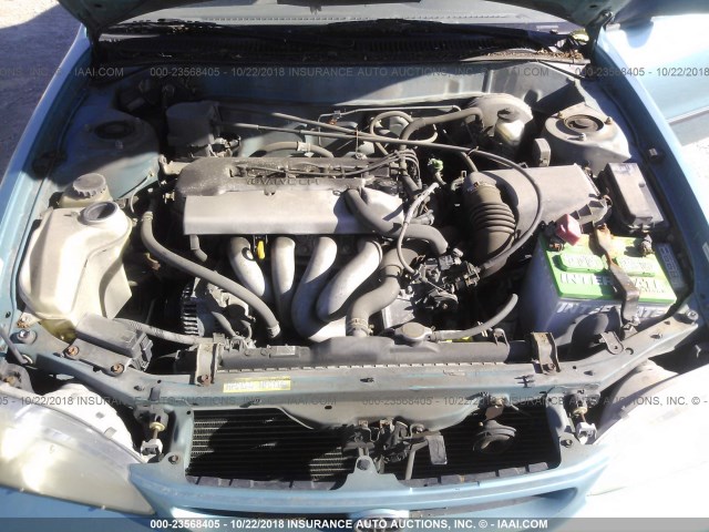 1NXBR12EXXZ185721 - 1999 TOYOTA COROLLA VE/CE/LE 青绿色 照片 10