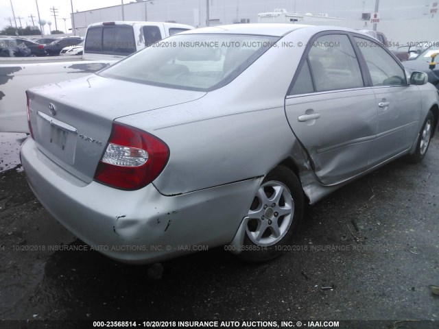 4T1BE32K64U305183 - 2004 TOYOTA CAMRY LE/XLE/SE SILVER photo 6