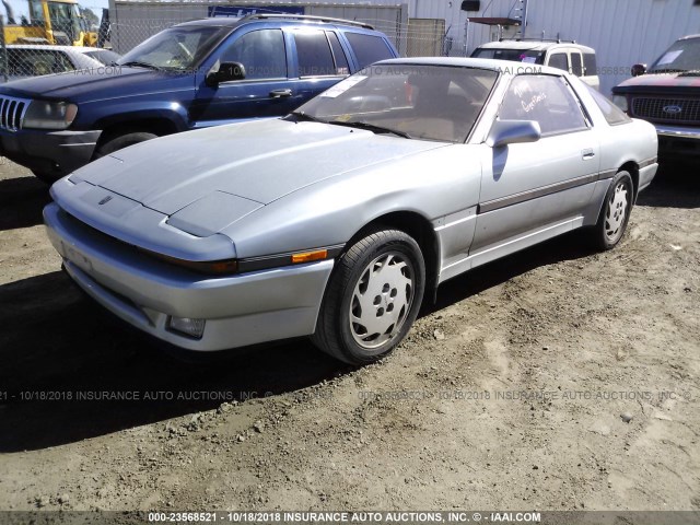 JT2MA70L1J0091999 - 1988 TOYOTA SUPRA GRAY photo 2