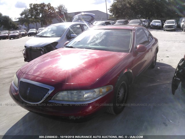 1LNLM91V8VY659111 - 1997 LINCOLN MARK VIII RED photo 2