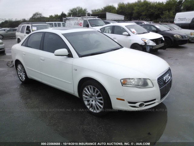 WAUDF78E96A216289 - 2006 AUDI A4 2.0T QUATTRO WHITE photo 1