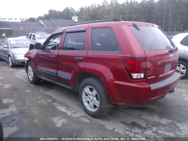1J4GS48K26C266420 - 2006 JEEP GRAND CHEROKEE LAREDO/COLUMBIA/FREEDOM 红色 照片 3