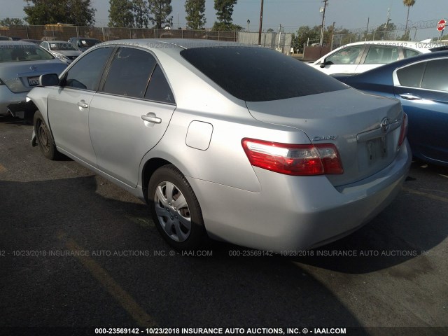 4T1BE46K27U075422 - 2007 TOYOTA CAMRY NEW GENERAT CE/LE/XLE/SE SILVER photo 3