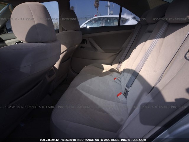 4T1BE46K27U075422 - 2007 TOYOTA CAMRY NEW GENERAT CE/LE/XLE/SE SILVER photo 8