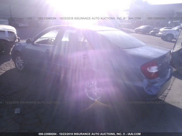 4T1BF30K14U588995 - 2004 TOYOTA CAMRY LE/XLE/SE 蓝色 照片 3