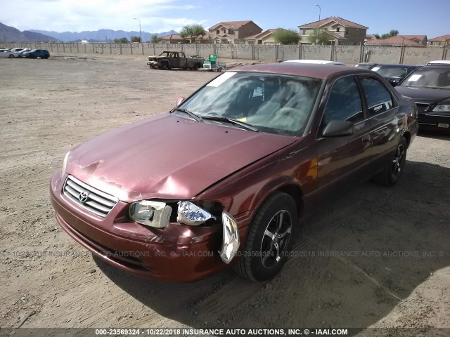 4T1BG22K11U849039 - 2001 TOYOTA CAMRY CE/LE/XLE RED photo 2