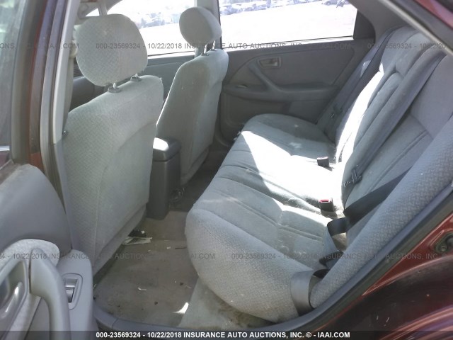 4T1BG22K11U849039 - 2001 TOYOTA CAMRY CE/LE/XLE 红色 照片 8