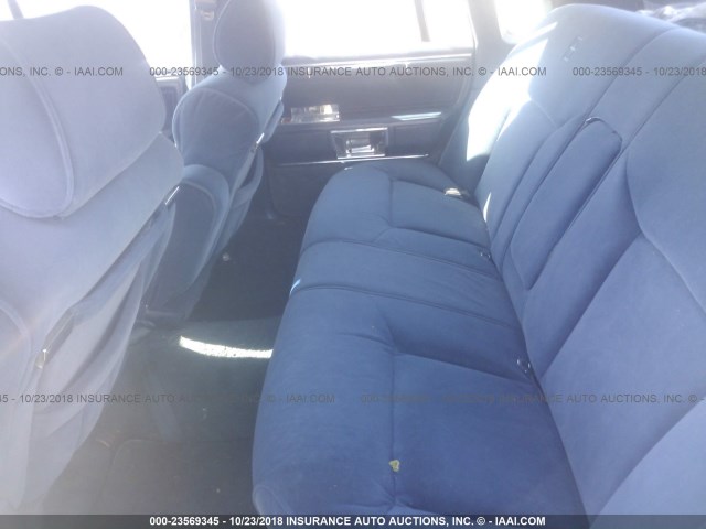 1LNBP96FXGY728064 - 1986 LINCOLN TOWN CAR BLUE photo 8