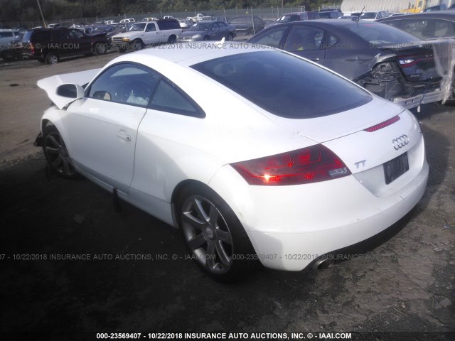 TRUDD38J481002351 - 2008 AUDI TT 3.2 QUATTRO WHITE photo 3