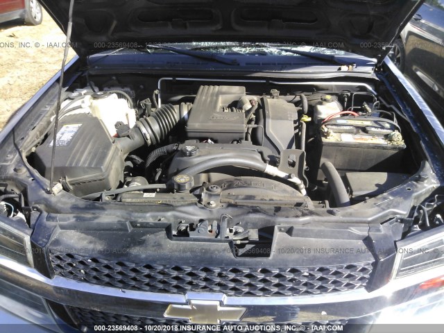 1GCCS196848190111 - 2004 CHEVROLET COLORADO BLACK photo 10