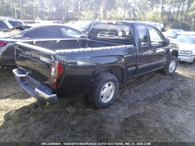 1GCCS196848190111 - 2004 CHEVROLET COLORADO BLACK photo 4