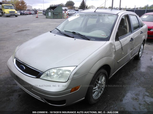 1FAFP34N37W183131 - 2007 FORD FOCUS ZX4/S/SE/SES GOLD photo 2