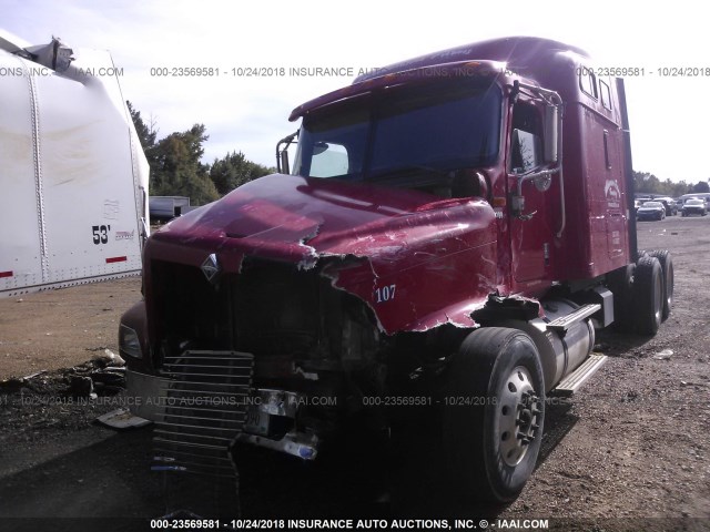 2HSCESBR47C403673 - 2007 INTERNATIONAL 9200 9200I RED photo 2