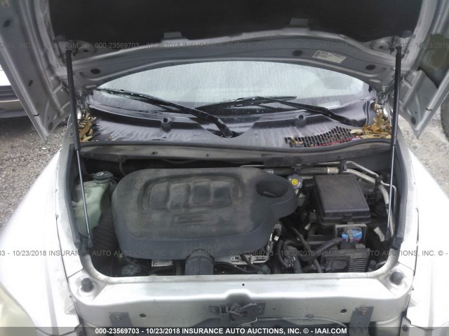 3GNCA13B49S537612 - 2009 CHEVROLET HHR LS Plata foto 10