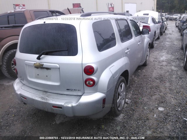 3GNCA13B49S537612 - 2009 CHEVROLET HHR LS Plata foto 4