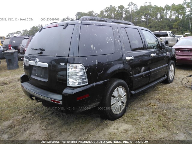 4M2EU47E66UJ07181 - 2006 MERCURY MOUNTAINEER LUXURY BLACK photo 4