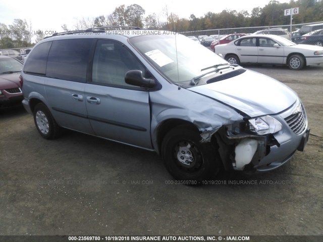 1C4GJ45383B114813 - 2003 CHRYSLER VOYAGER LX BLUE photo 1