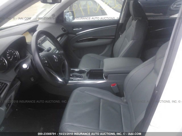 5FRYD4H41EB040973 - 2014 ACURA MDX TECHNOLOGY WHITE photo 5