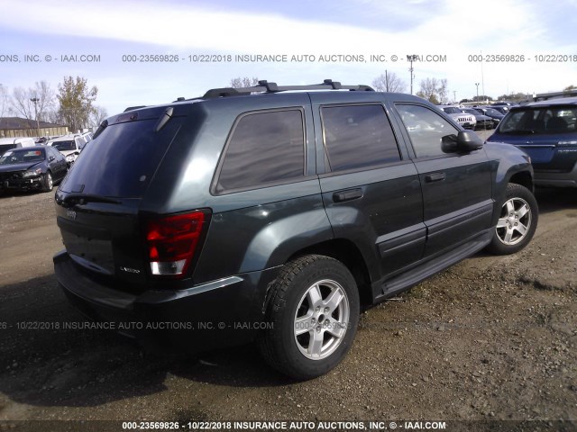 1J4GR48K35C540038 - 2005 JEEP GRAND CHEROKEE LAREDO/COLUMBIA/FREEDOM 绿色 照片 4