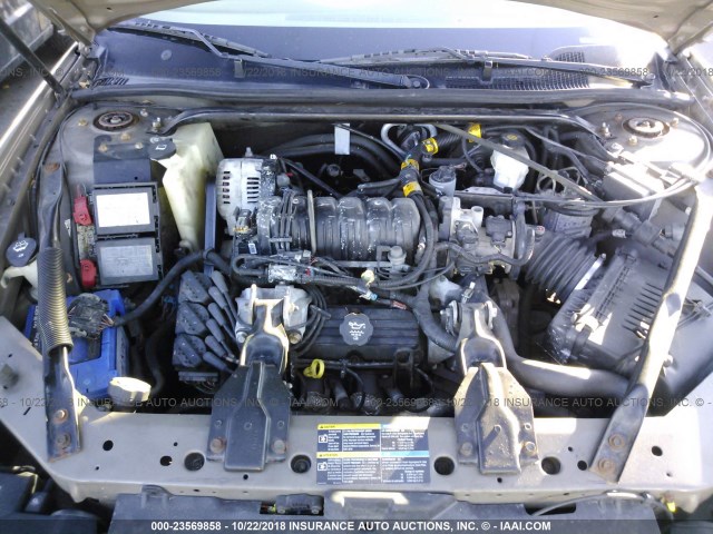 2G1WX12K739155478 - 2003 CHEVROLET MONTE CARLO SS ყავისფერი ფოტო 10