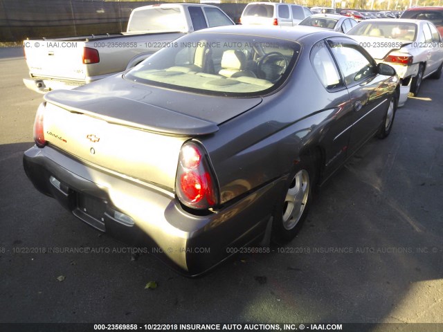 2G1WX12K739155478 - 2003 CHEVROLET MONTE CARLO SS ყავისფერი ფოტო 4