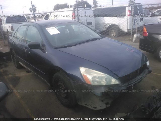 1HGCM56186A015462 - 2006 HONDA ACCORD VALUE BLUE photo 1