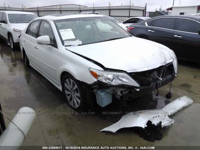 4T1BK3DB5BU383117 - 2011 TOYOTA AVALON LIMITED WHITE photo 1